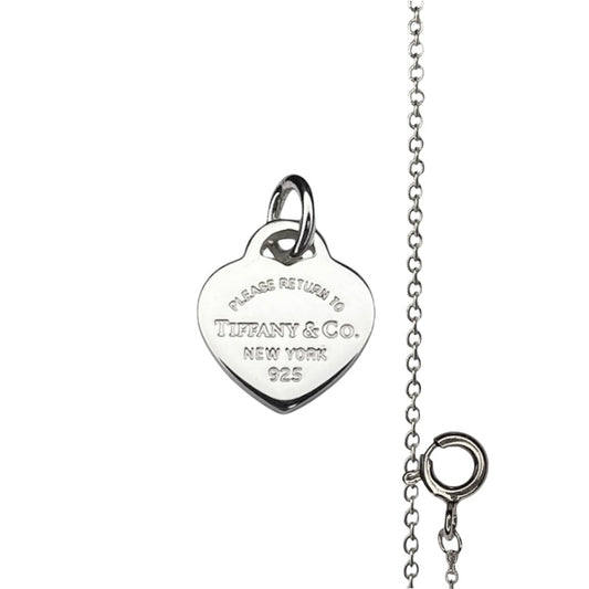 Tiffany & Co. silver heart on extra necklace